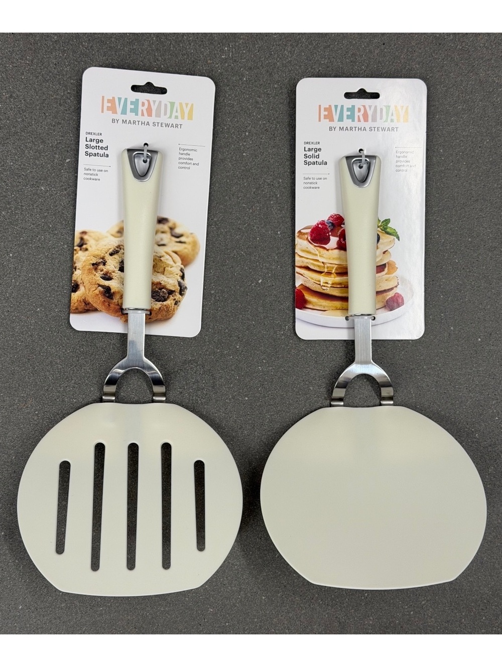 Everyday by Martha Stewart X-Large Slotted and Solid Spatula Set